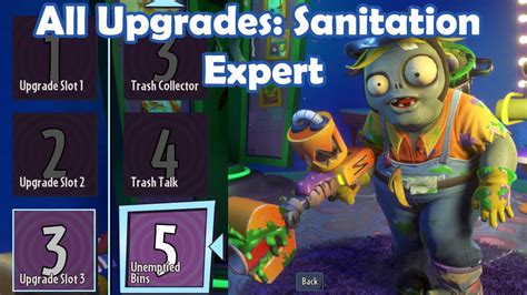 All Upgrades Sanitation Expert Loads Of Variants Pvz Gw Mod Youtube