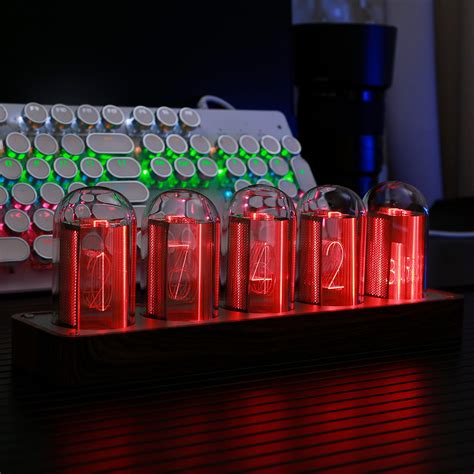 Amazon De Novellife Se Digitaler Wecker Nixie Tube Uhr Simulation