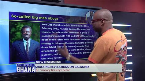 Prof Frimpong Boateng Galamsey Report An Interesting Angle On