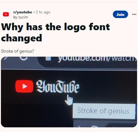 YouTube logo font change leaves some users puzzled