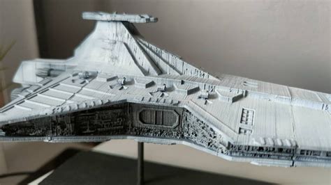 3d Printed Imperial Venator Class Star Destroyer From Star Etsy Ireland