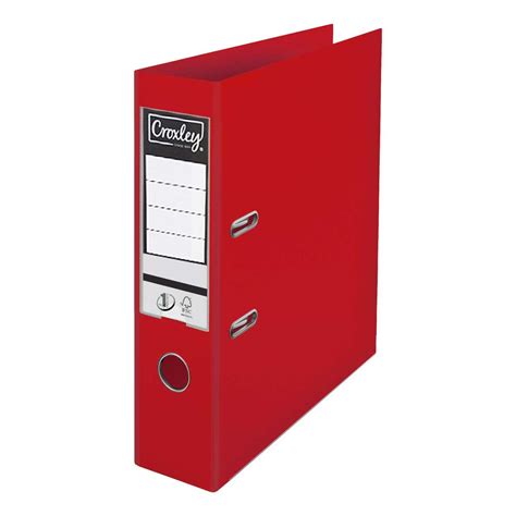 Nexx A Polyprop Lever Arch File Red Park Avenue Stationers