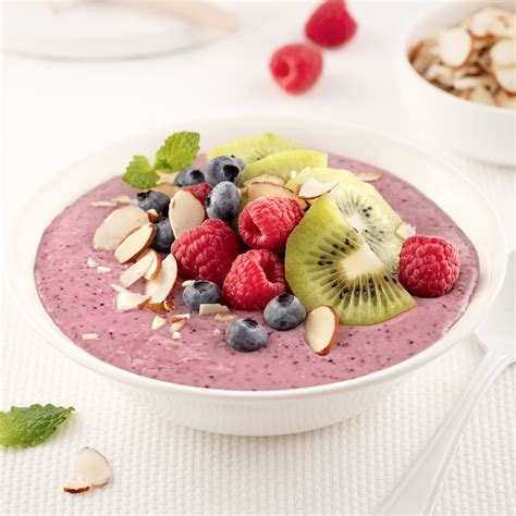 Smoothie Bowl Aux Bleuets Et Flocons Davoine Je Cuisine