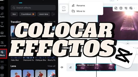 Como Poner Efectos De Video Capcut Efectos Profecionales En Capcut