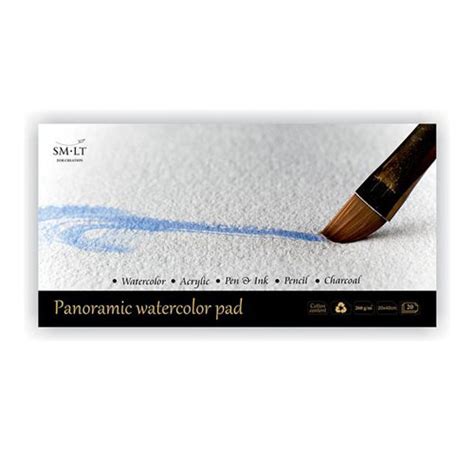 SM-LT ART Watercolour Pad 20cm x 40cm - PALETTE ART SUPPLIES