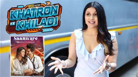 Mannara Chopra Reaction On Her Song With Abhishek Kumar Khatron Ke