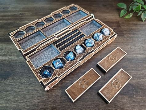 Dnd Dice Box Dnd Miniature Box Dungeons And Dragons 3mm Etsy