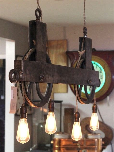 Farmhouse Pulley Light Fixture - bmp-willy