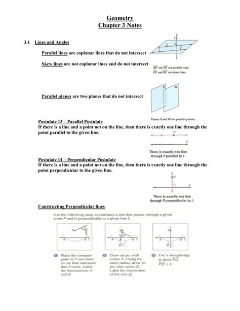 Coplanar Lines That Dont Intersect