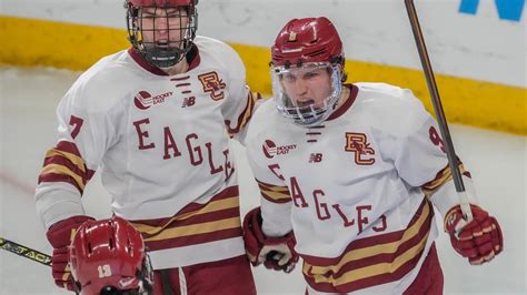 Boston College Hockey Goal Waved Off After Bouncing In Off Referee S