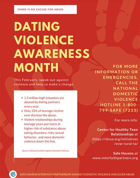 February Is Dating Violence Awareness Month