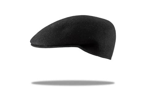 Ascot Wool Felt Flat Cap In Black Mf 14 5 The Hat Project