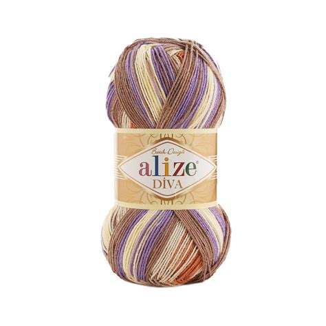 Alize Diva Batik Knitting Yarn Crochet Yarn Soft Yarn Etsy