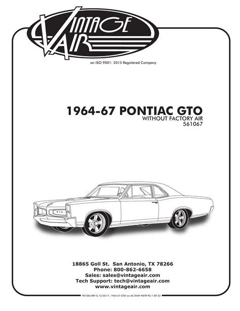 67 Gto Wiring Diagram Wiring Diagram And Schematic