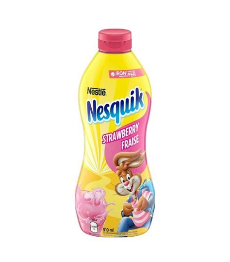 Nesquik Strawberry Milk Bottle