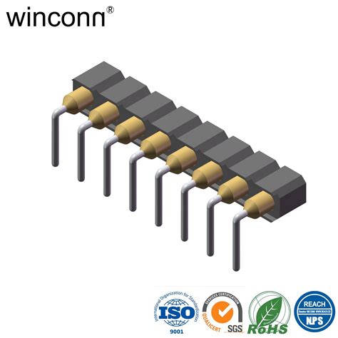 Mm Single Row Right Angle Dip Ic Socket Connector China