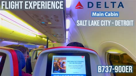 Flight Experience Delta Salt Lake City Detroit Main Cabin B Er