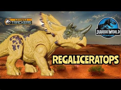 Jurassic World Wild Roar Regaliceratops 2023 Dino Trackers Mattel