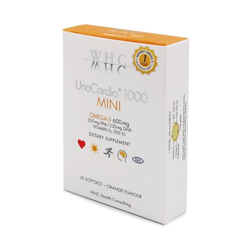 Whc Unocardio Vitamin D Omega Kapseln Fisch L Hochdosiert