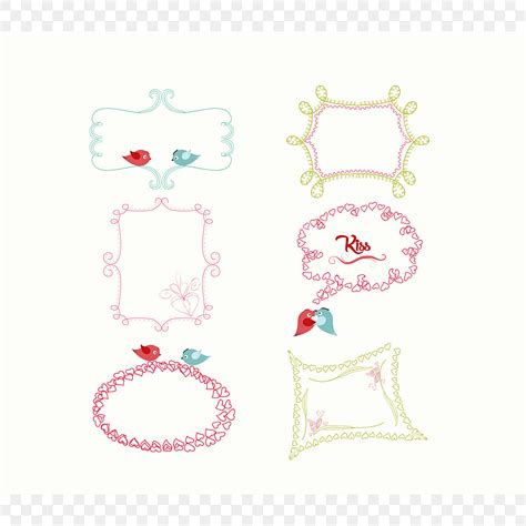 Cute Doodle Pattern Vector Art Png Cute Doodle Frames Frame Drawing