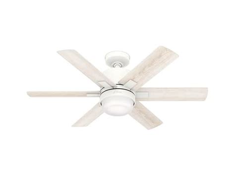 44" Hunter Fan Matte White Ceiling Fan