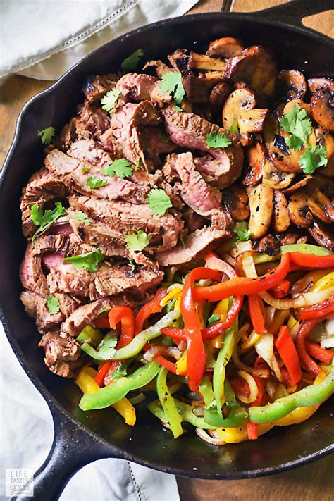 Flank Steak Fajitas Recipe Life Tastes Good