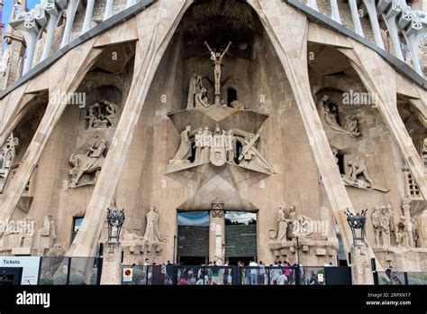 Barcellona Spagna 29 agosto 2023 la Sagrada Família è una delle