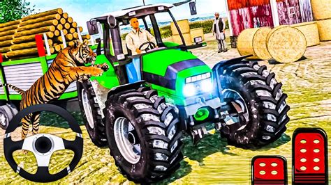 Farmland Simulator D Real Offroad Tractor Trolley Simulator Games