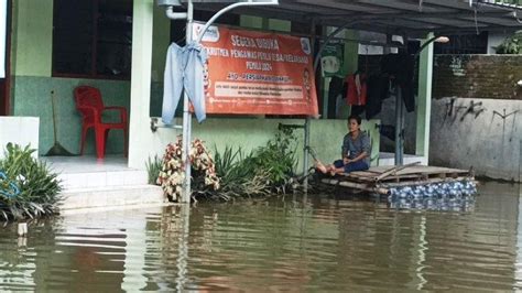 Banjir Di Jetiskapuan Kudus Sudah Lebih Sepekan Tak Kunjung Surut