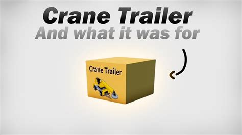 Crane Trailer Roblox Refinery Caves YouTube