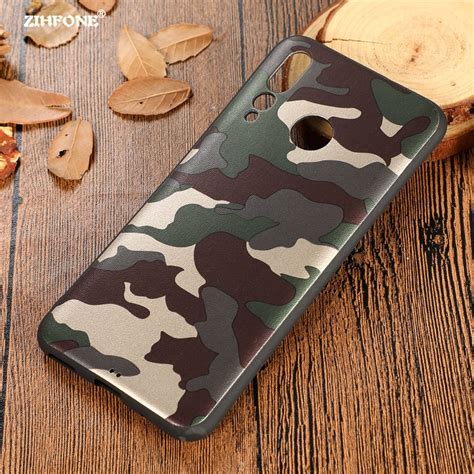 Fundas armée Camouflage étui pour Huawei Nova 4 étui souple TPU