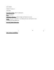 OCHEM 2 LAB REPORT 10 ALDOL CONDENSATION Docx Alex Radzin CHM 337