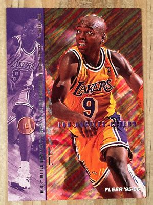 1995 96 FLEER NICK VAN EXEL CARD 92 NM MT LOS ANGELES LAKERS NUGGETS