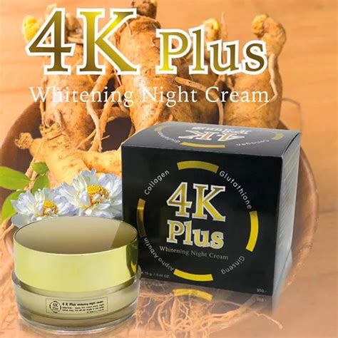 4k Plus 5x Whitening Night Cream 20g Th