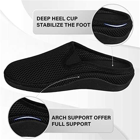 V Step Mesh Orthopedic Slippers For Women Orthotic Slippers With Arch Support Mens Clogs