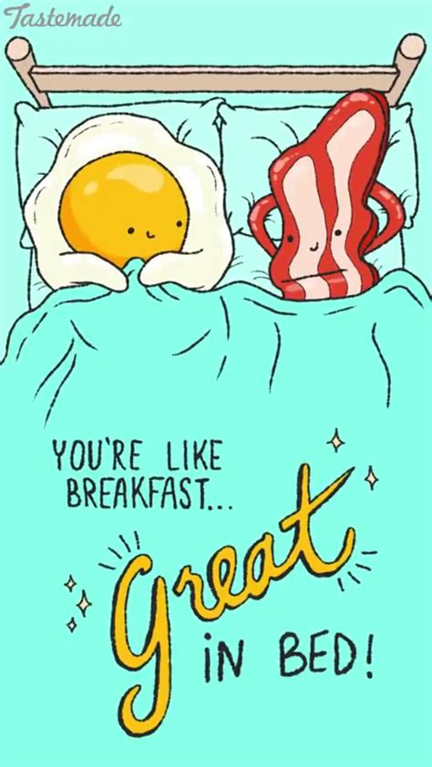 Tastemade Illustrations For Their Snapchat Love Puns Funny Quotes