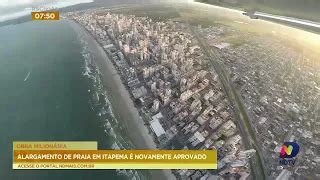 Alargamento Da Meia Praia De Itapema Tem Aval Ambiental