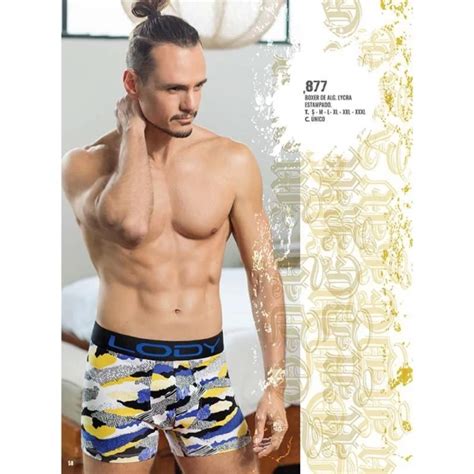 Lody Men Art Lm Boxer De Alg Con Lycra Con Estampa