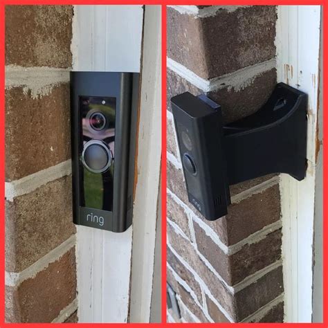 Ring Wired 2021 Doorbell Brick Extension 9 16in Wide Full Offset N Doorbellmount