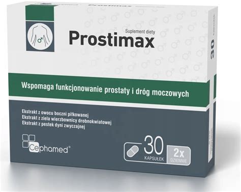 Prostimax Prostata Bocznia Pi Kowana Palma Sabalowa Pestk Dyni