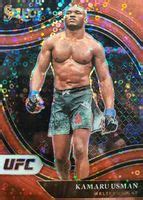 Kamaru Usman 2021 Select UFC 228 Octagonside Red Disco 199 Price