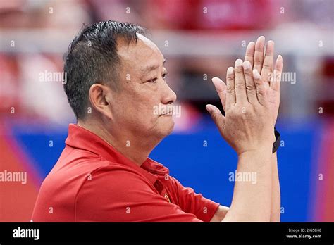 Sheng Wu Head Coach Of China During The 2022 Men S FIVB Volleyball