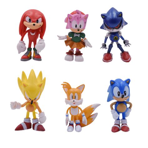 Sonic The Hedgehog Sonic Tails Knuckles And Amy Plushies Doit360