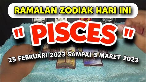 RAMALAN ZODIAK PISCES HARI INI LENGKAP DAN AKURAT YouTube