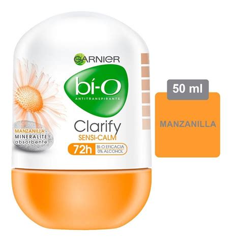 Antitranspirante Garnier B O Clarify Sensi Calm Para Dama En Roll On