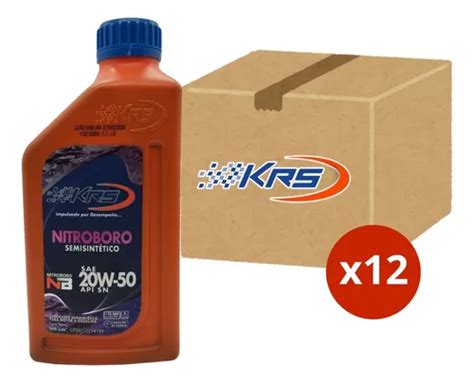 Aceite Krs Nitroboro Sae W Api Sn Semi Sintetico Caja Mercadolibre