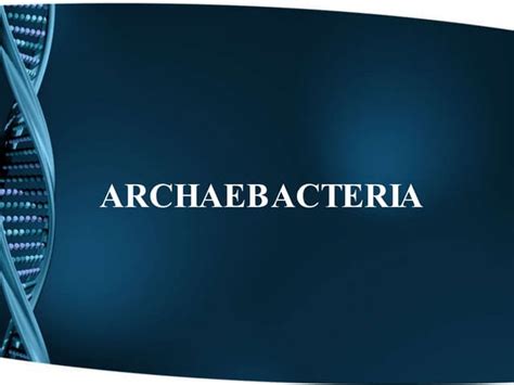 Archaebacteria Mixed