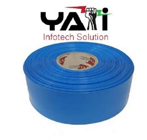 Blue Plain PVC Heat Shrink Sleeve For Lithium Ion Battery At 650 Kg