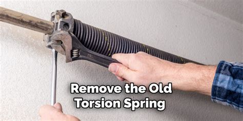 How To Install Single Torsion Spring On Garage Door 10 Easy Steps