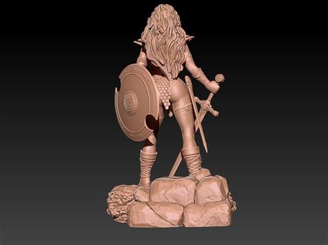 Red Sonja D Model D Printable Cgtrader